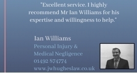 Great Client Feedback for Ian Williams
